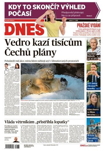 Obálka e-magazínu MF Dnes 31.7.2026