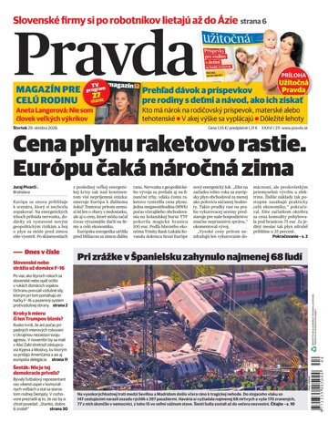 Obálka e-magazínu Pravda 29. 10. 2026