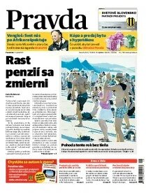 Obálka e-magazínu Pravda 12.7.2010