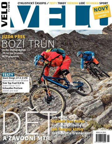 Obálka e-magazínu Velo 11/2015