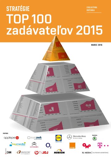 Obálka e-magazínu TOP 100 zadávateľov 2015