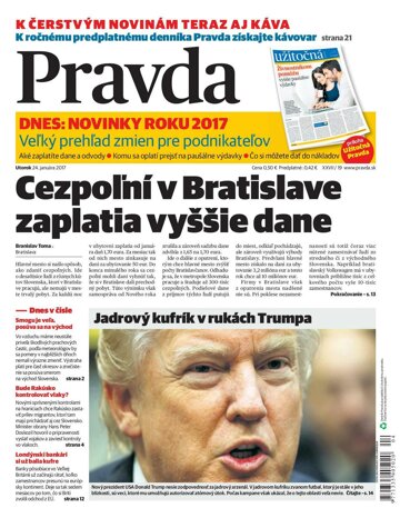 Obálka e-magazínu Pravda 24.1.2017