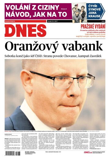 Obálka e-magazínu MF Dnes 15.6.2017