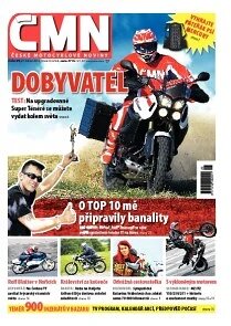 Obálka e-magazínu ČESKÉ MOTOCYKLOVÉ NOVINY 25/2012