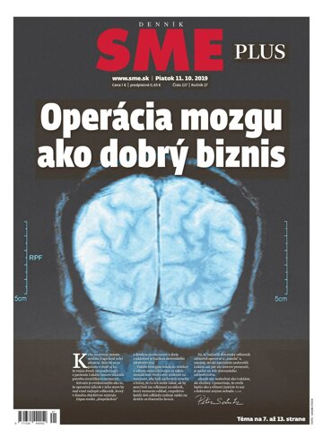 Obálka e-magazínu SME 11.10.2019