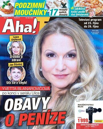 Obálka e-magazínu AHA! Tv - 22.10.2020