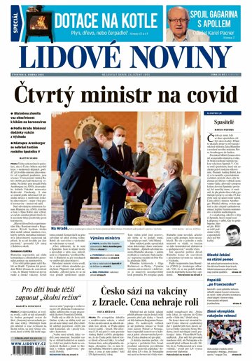 Obálka e-magazínu Lidové noviny 8.4.2021