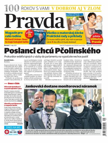 Obálka e-magazínu Pravda 27. 5. 2021