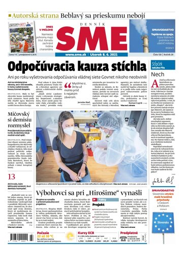 Obálka e-magazínu SME 8-6-2021