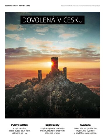 Obálka e-magazínu Hospodářské noviny - příloha 115 - 15.6.2021 Dovolená v Česku