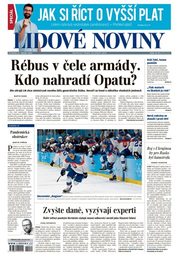 Obálka e-magazínu Lidové noviny 17.2.2022