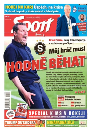 Obálka e-magazínu Sport 2.6.2022