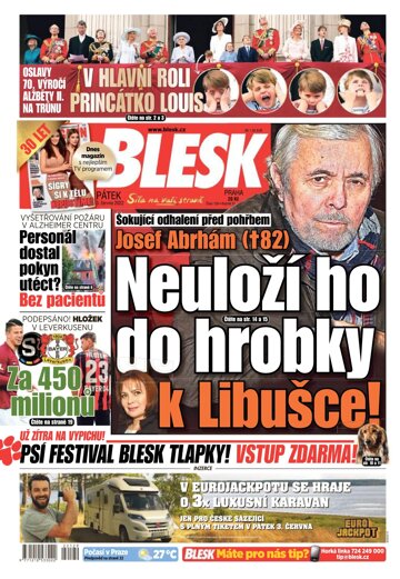 Obálka e-magazínu Blesk 3.6.2022