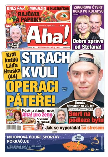 Obálka e-magazínu AHA! 4.8.2022