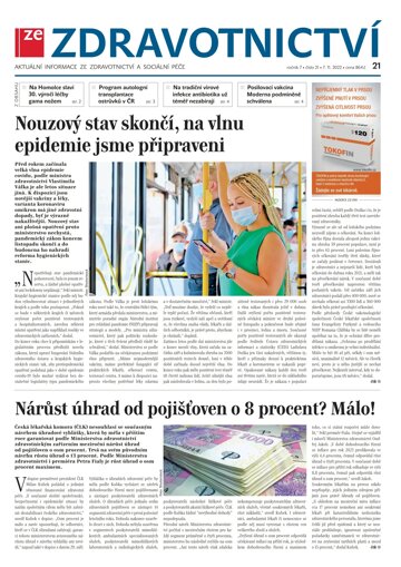 Obálka e-magazínu Ze Zdravotnictví 21/2022