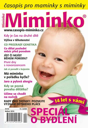 Obálka e-magazínu Miminko 4/2016