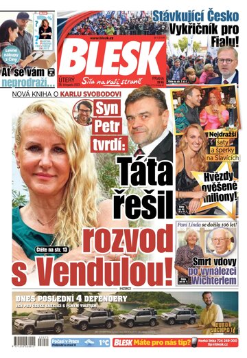 Obálka e-magazínu Blesk 28.11.2023