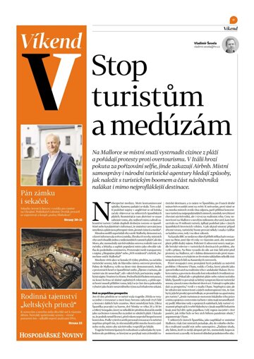 Obálka e-magazínu Hospodářské noviny - příloha Víkend 120 - 21.6.2024 Víkend