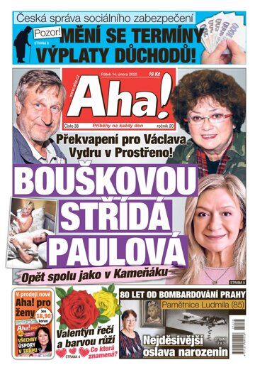 Obálka e-magazínu AHA! 14.2.2025