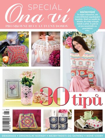 Obálka e-magazínu Ona ví speciál Háčkování