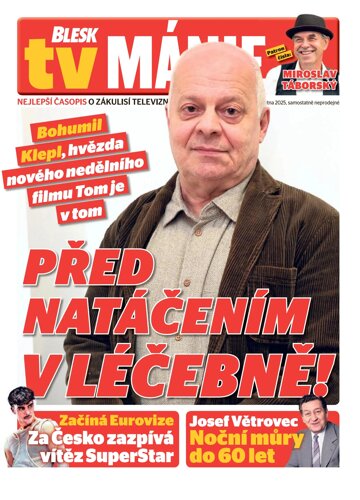 Obálka e-magazínu Blesk Tv manie 10.5.2025