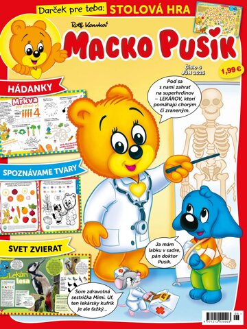 Obálka e-magazínu Macko Pusík 6/2025