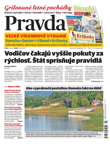 Obálka e-magazínu Pravda 6. 6. 2025