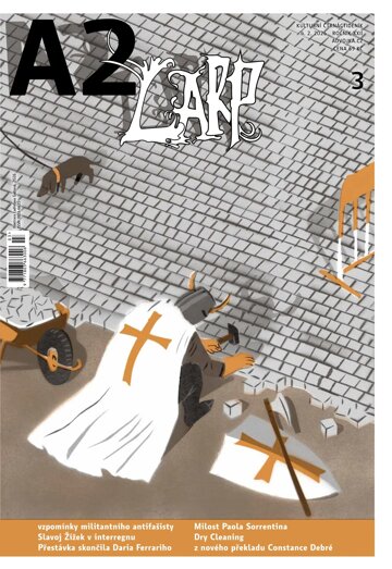 Obálka e-magazínu A2 kulturní čtrnáctideník LARP