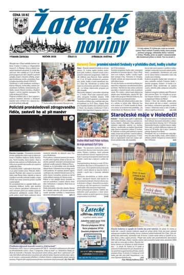 Obálka e-magazínu Žatecké noviny 21/26