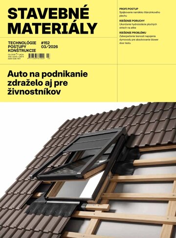 Obálka e-magazínu Stavebné materiály 3/2026