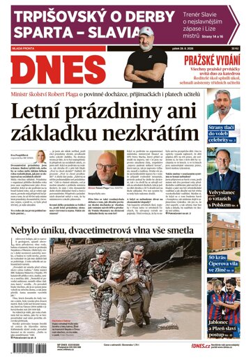 Obálka e-magazínu MF Dnes 28.8.2026