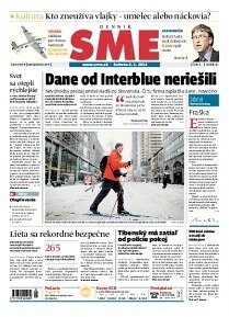 Obálka e-magazínu SME 4.1.2014