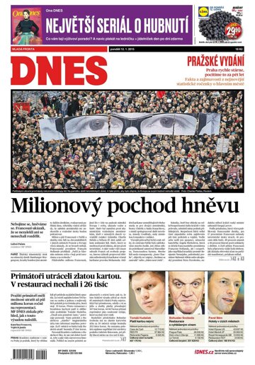 Obálka e-magazínu MF Dnes 12.1.2015