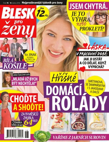 Obálka e-magazínu Blesk pro ženy 18.4.2016