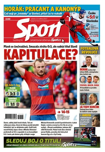 Obálka e-magazínu Sport 13.5.2017