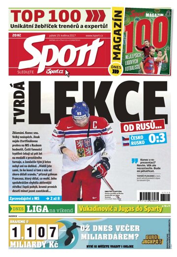 Obálka e-magazínu Sport 19.5.2017