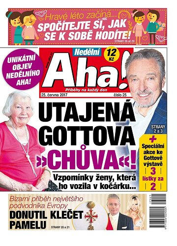 Obálka e-magazínu Nedělní AHA! 25.6.2017