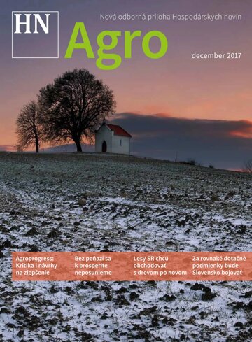 Obálka e-magazínu Prílohy HN Agro - december 2017