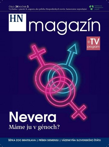 Obálka e-magazínu Prílohy HN magazín číslo: 34 ročník. 4