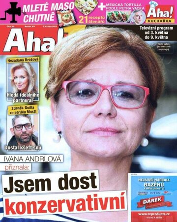 Obálka e-magazínu AHA! Tv - 2.5.2019