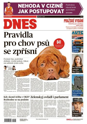 Obálka e-magazínu MF Dnes 23.7.2019