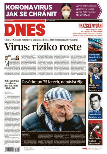 Obálka e-magazínu MF Dnes 28.1.2020