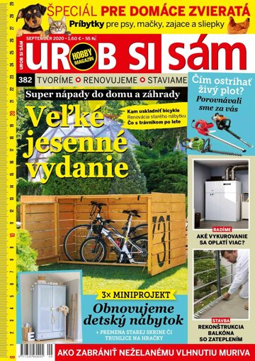 Obálka e-magazínu Urob si sám 9/2020