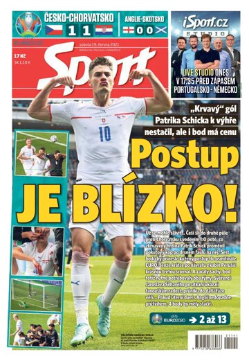 Obálka e-magazínu Sport 19.6.2021