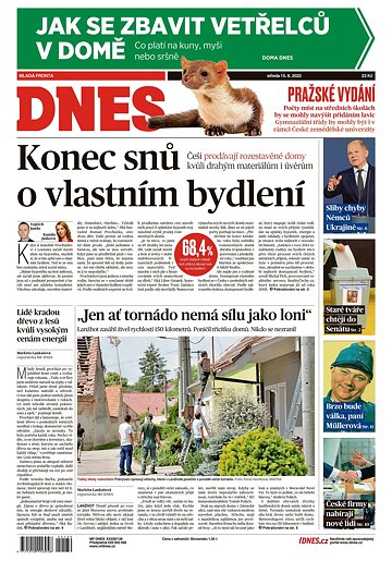 Obálka e-magazínu MF Dnes 15.6.2022