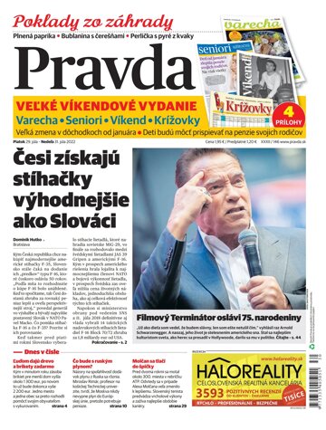 Obálka e-magazínu Pravda 29. 7. 2022