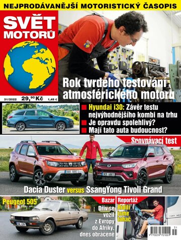 Obálka e-magazínu Svět motorů 31/2022