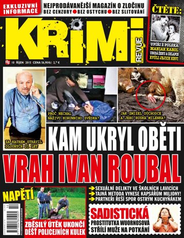 Obálka e-magazínu Krimi revue 10/15
