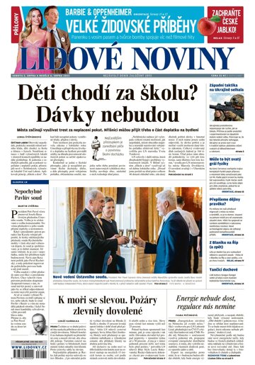 Obálka e-magazínu Lidové noviny 5.8.2023