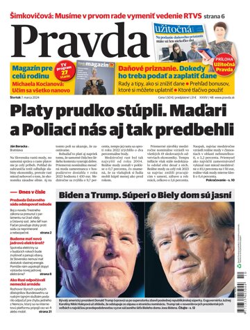 Obálka e-magazínu Pravda 7. 3. 2024